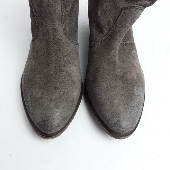 🆕 Rebels | NWT Gray Suede Booties Boots - Picture 3 of 7